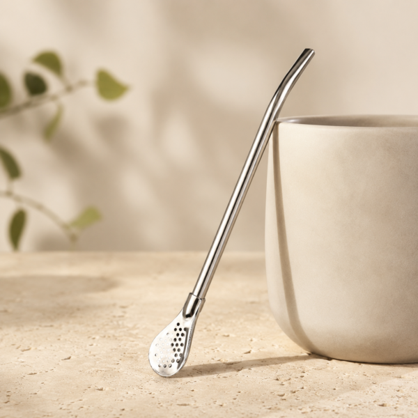 Bombilla Cuchara Flat 15,5cm SILVER