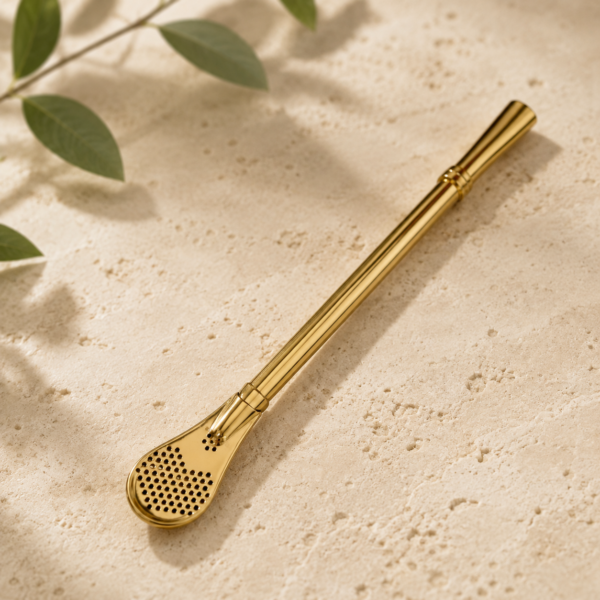 Bombilla Cuchara 15,5cm ROSE GOLD