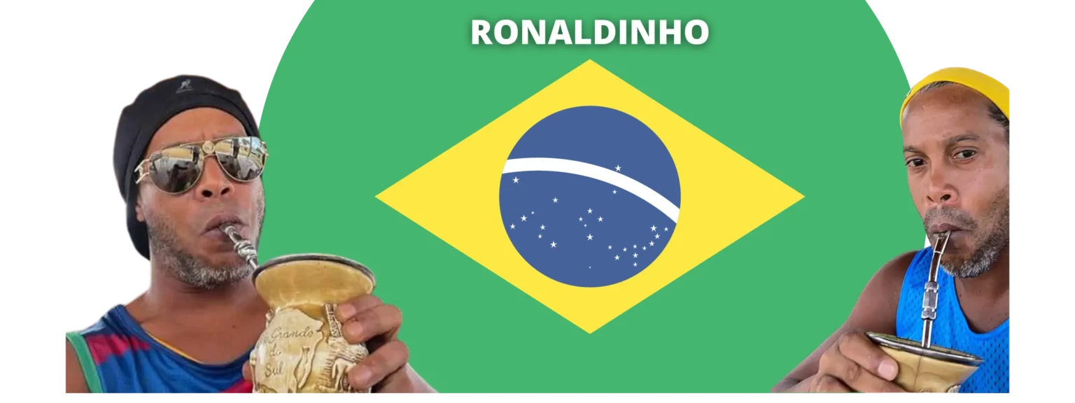 Ronaldinho pije yerba mate čaj